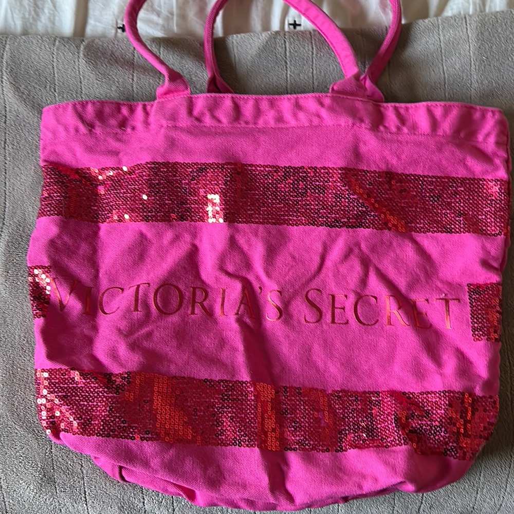 Victoria Secret Sequin Tote Bag